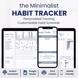The Minimalist Habit Tracker