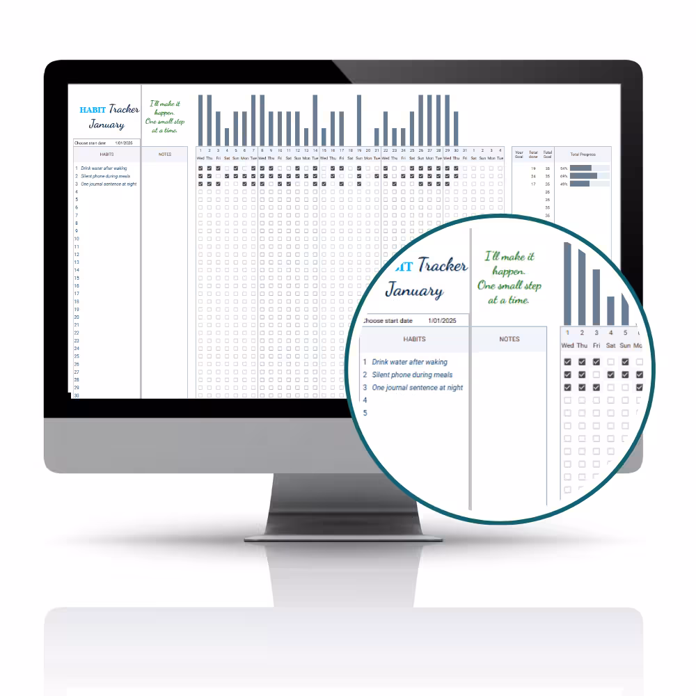 The Minimalist Habit Tracker
